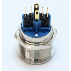 Pushbutton 22 mm stainless-steel Momentary