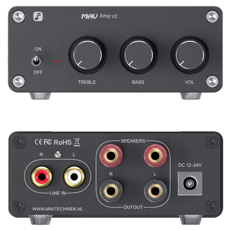 MAV Amp Stereo 100 Watt