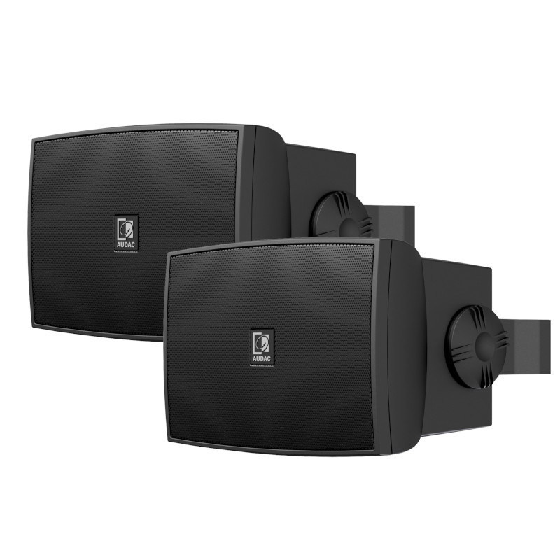 Audac WX502 universele wandluidsprekerset voor binnen 5" Zwart